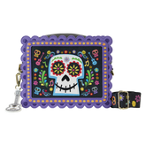 Loungefly Coco - Miguel Calavera Floral Skull Crossbody Bag