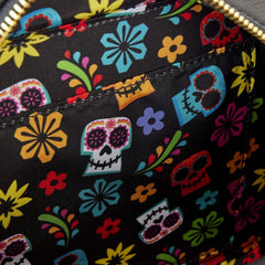 Loungefly Coco - Miguel Calavera Floral Skull Crossbody Bag