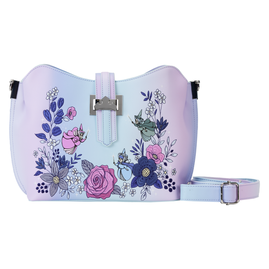 Loungefly Sleeping Beauty - 65th Anniversary Floral Crown Crossbody