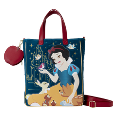 Loungefly Snow White (1937) - Heritage Quilted Velvet Tote Bag