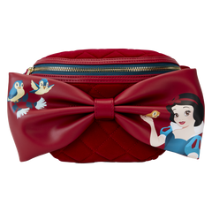 Loungefly Snow White (1937) - Classic Bow Velvet Belt Bag