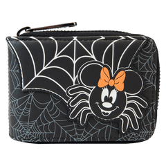 Loungefly Disney - Minnie Mouse Spider Glow Accordion Wallet