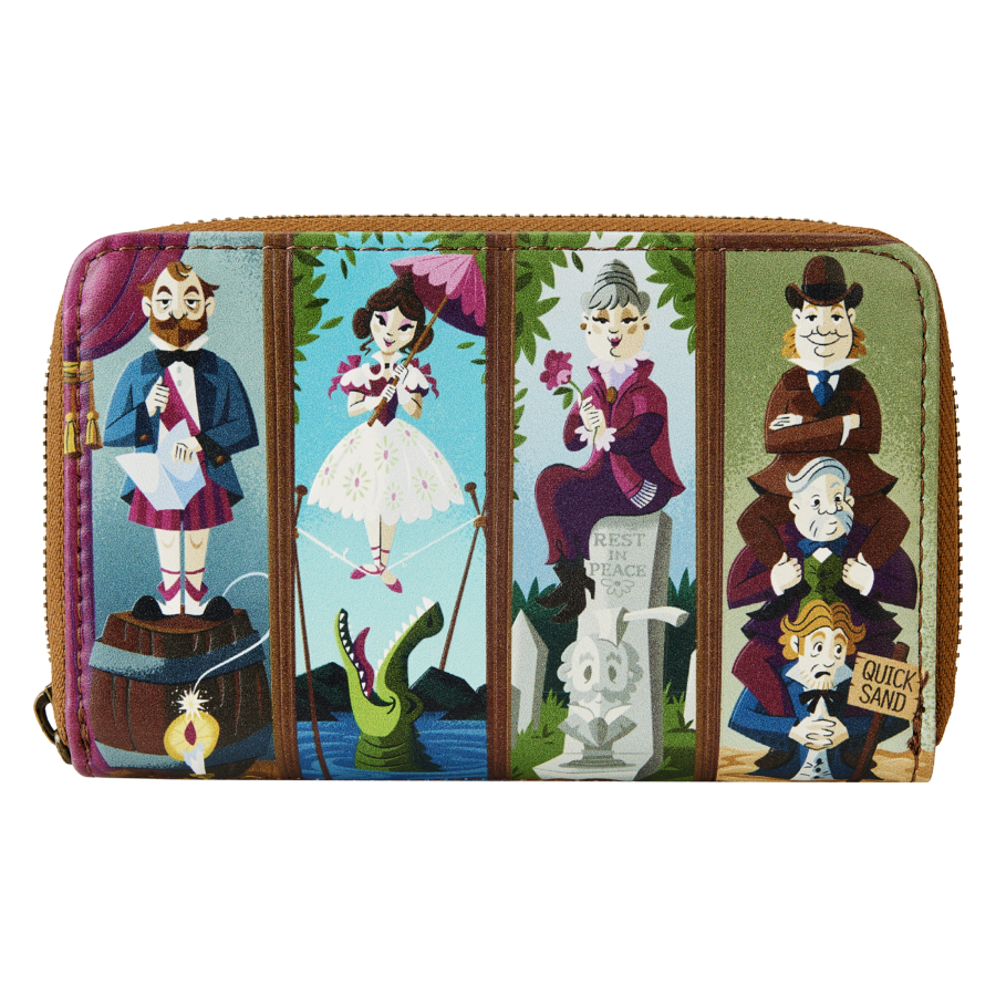 Loungefly Disney s Haunted Mansion Portraits Zip Wallet Bemine