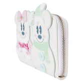 Loungefly Disney - Mickey & Minnie Pastel Snowman Zip Around Wallet