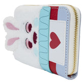 Loungefly Alice iW (1951) - White Rabbit Cosplay Zip Around Wallet