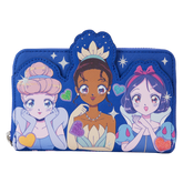 Loungefly Disney Princess - Manga Style Zip Around Wallet