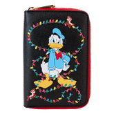 Loungefly Disney - Donald wrapped in Lights Zip Wallet