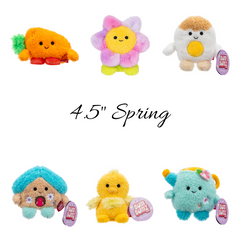 FULL Set of 6 - SPRING 4.5" Bumz - BumBumz Plush