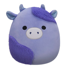 WISTERIA Purple Fuzzy Cow - 8" "Squishmallow Day" Plush