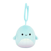 Shah - Teal Whale W/Rainbow Belly - 3.5" Squishmallow CLIP Squishmallow Plush