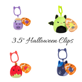 FULL SET (4)  - 3.5" Halloween CLIP Squishmallow Plush