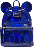 Loungefly Disney - Mickey Blue Oil Slick 10" Faux Leather Mini Backpack