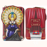 Loungefly Snow White (1937) - Evil Queen Throne Zip Around Wallet