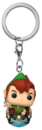 Disney World 50th Anniversary - Peter Pan on Pan's Flight Attraction Pocket Pop! Keychain