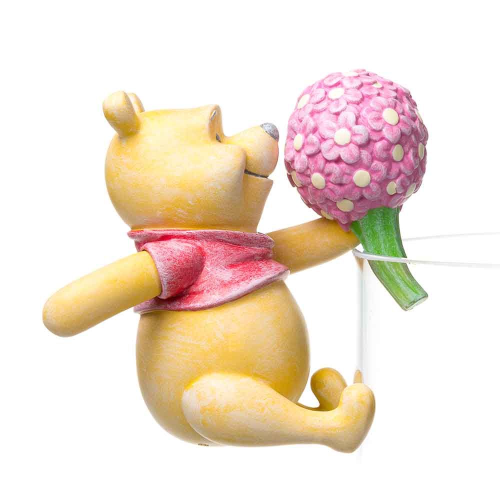 Winnie The Pooh Holding Flowers - Pot Buddies