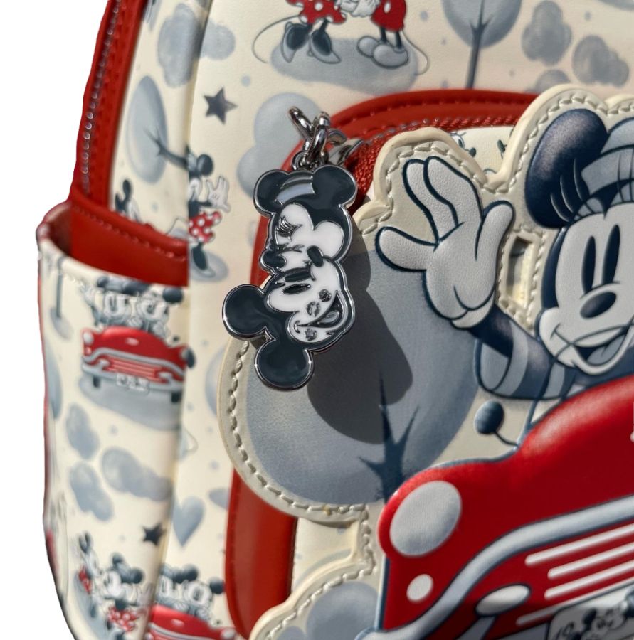 Disney - Mickey & Minnie Springtime Car US Exclusive Mini Backpack
