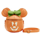 Loungefly Disney - Minnie Mouse Pumpkin Glow Face Crossbody Bag