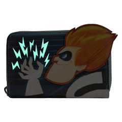 Loungefly The Incredibles Syndrome Glow Zip Around Wallet