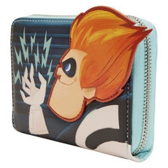 Loungefly The Incredibles Syndrome Glow Zip Around Wallet