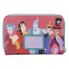 Loungefly Disney Villains - Color Block Zip Around Purse