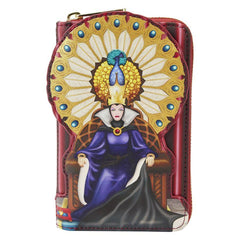 Loungefly Snow White (1937) - Evil Queen Throne Zip Around Wallet
