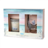 Me to You - Life's A Beach: Candle & Stemless Wine Glass Gift Set