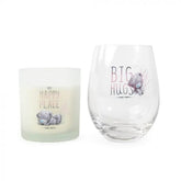 Me to You - Life's A Beach: Candle & Stemless Wine Glass Gift Set