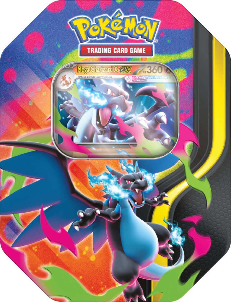 Pokemon TCG Mega Charizard ex Tins