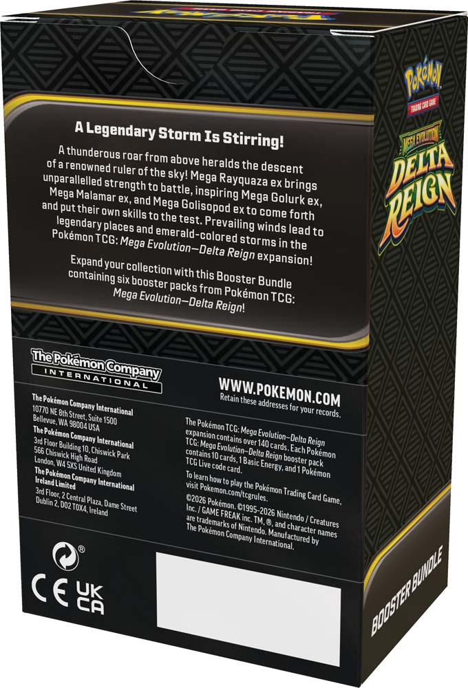 Pokémon TCG: Mega Evolution— Delta Reign Booster Bundle - LIMIT TWO PER PERSON