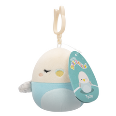 TYCHO Parakeet  -   3.5" Clips-Ons SQUISHMALLOWS (NEW CLIP DESIGN)