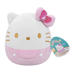 PINK - 8" HELLO KITTY 50Th Bows - SANRIO SQUISHMALLOWS