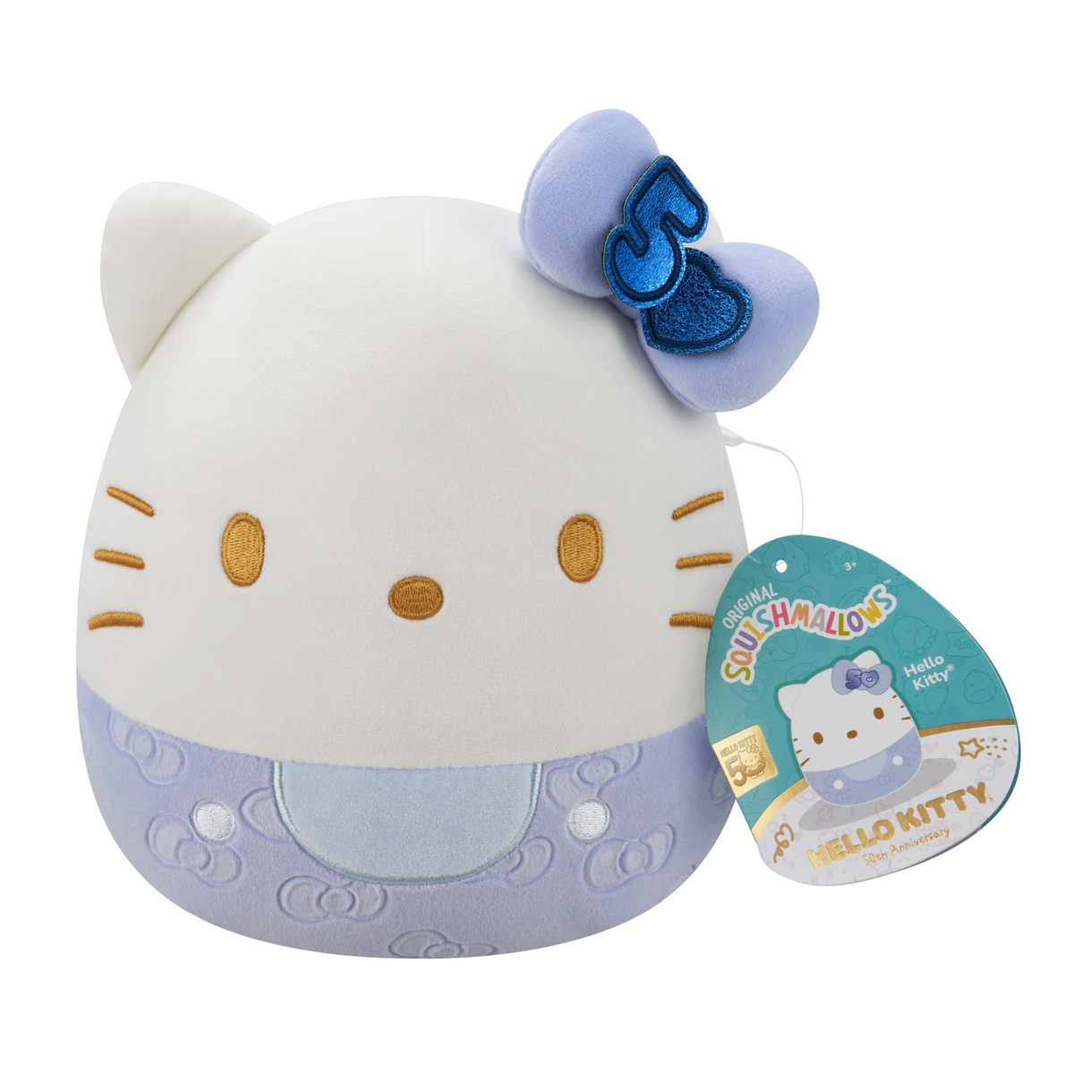 BLUE - 8" HELLO KITTY 50Th Bows - SANRIO SQUISHMALLOWS