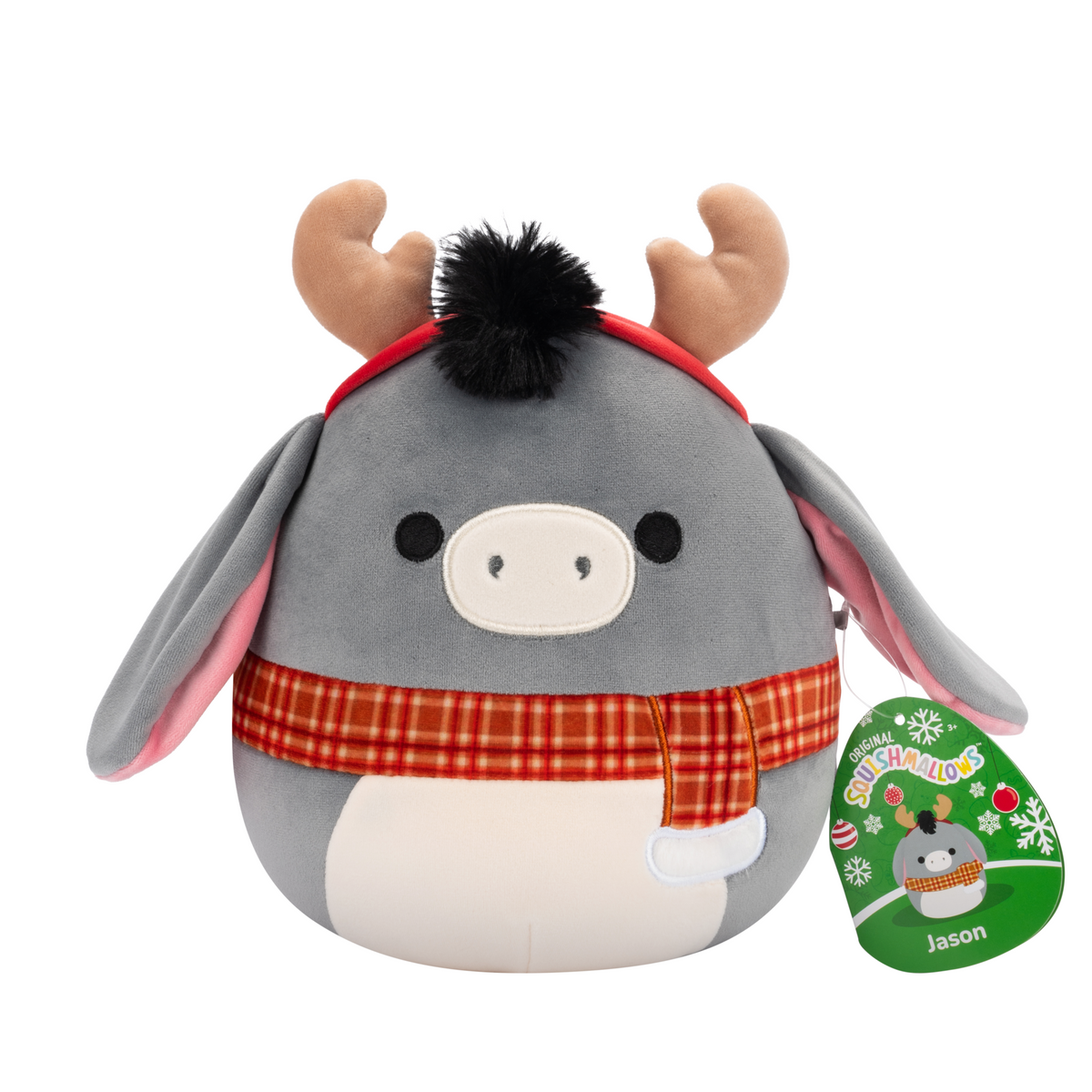 JASON - Pink Candy Cane 7.5" -Holiday Squishmallow (A)