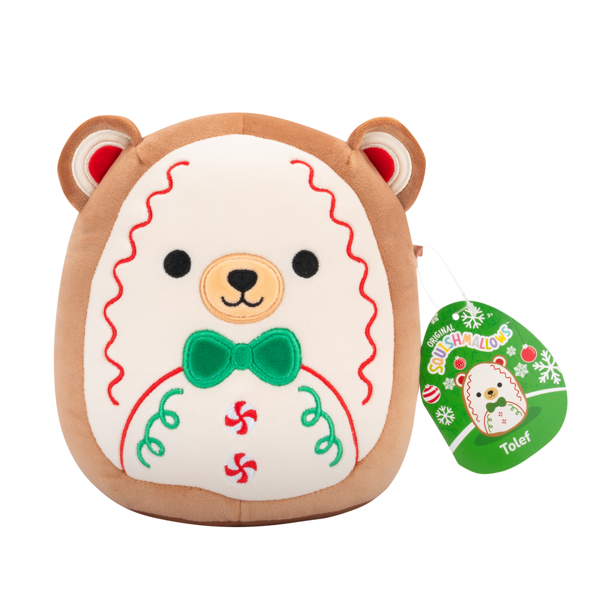 TOLEF - Cookie Bear 7.5" -Holiday Squishmallow (A)