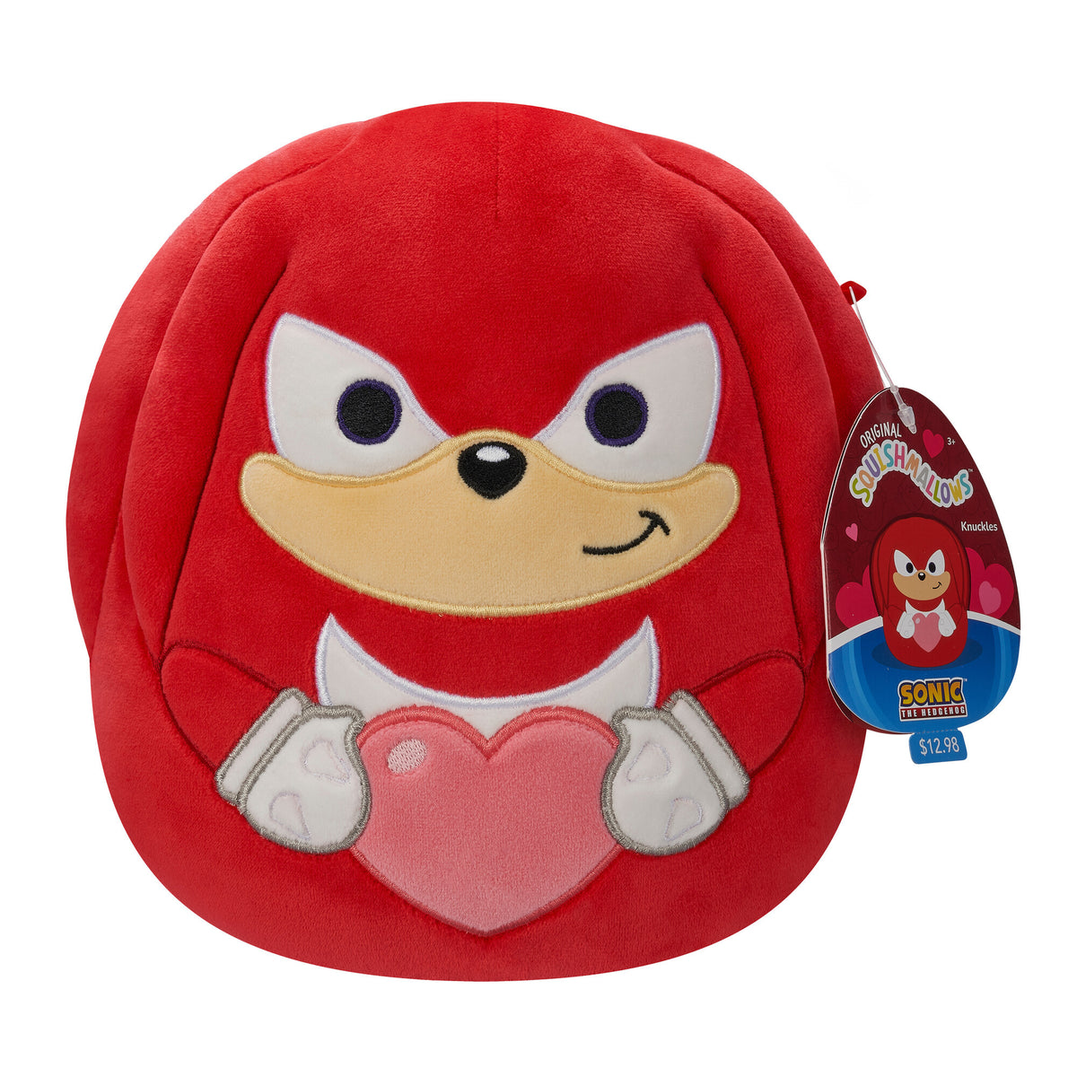 KNUCKLES  - SEGA SONIC 8" V-Day Squishmallow Plush