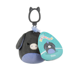 DON Periwinkle Donkey - 3.5" CLIP Squishmallow Plush