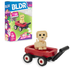 DOG + Wagon - Adopt Me Squishmallow BLDR - 2" Buildable Figure