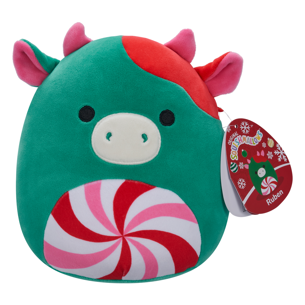 RUBEN Green Cow - 7.5" Holiday A Squishmallow Plush