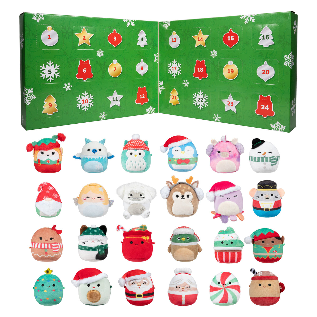 24 Piece - Holiday ADVENT Calender - Squishmallows