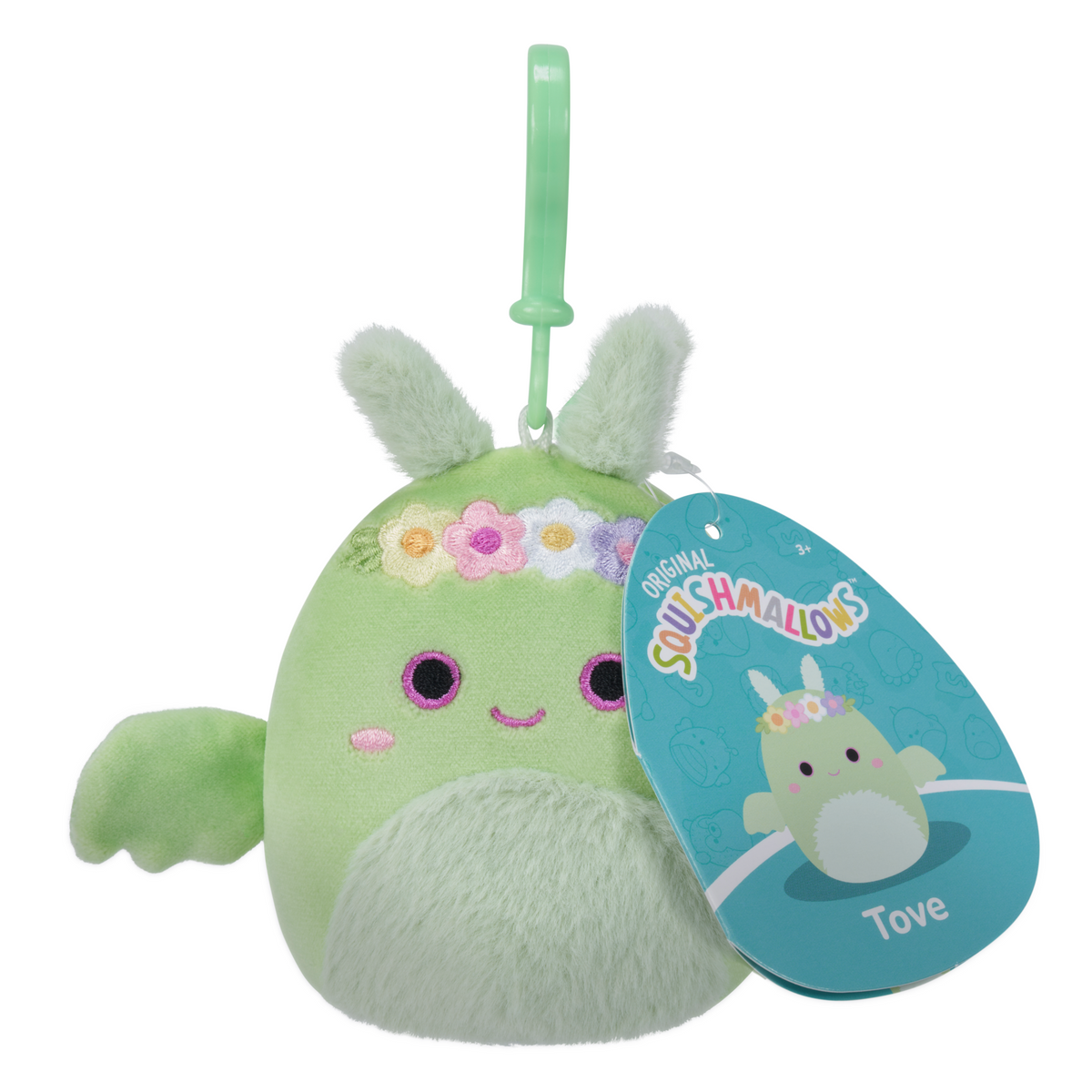 TOVE Mint Green Mothman -   3.5" Clips-Ons SQUISHMALLOWS