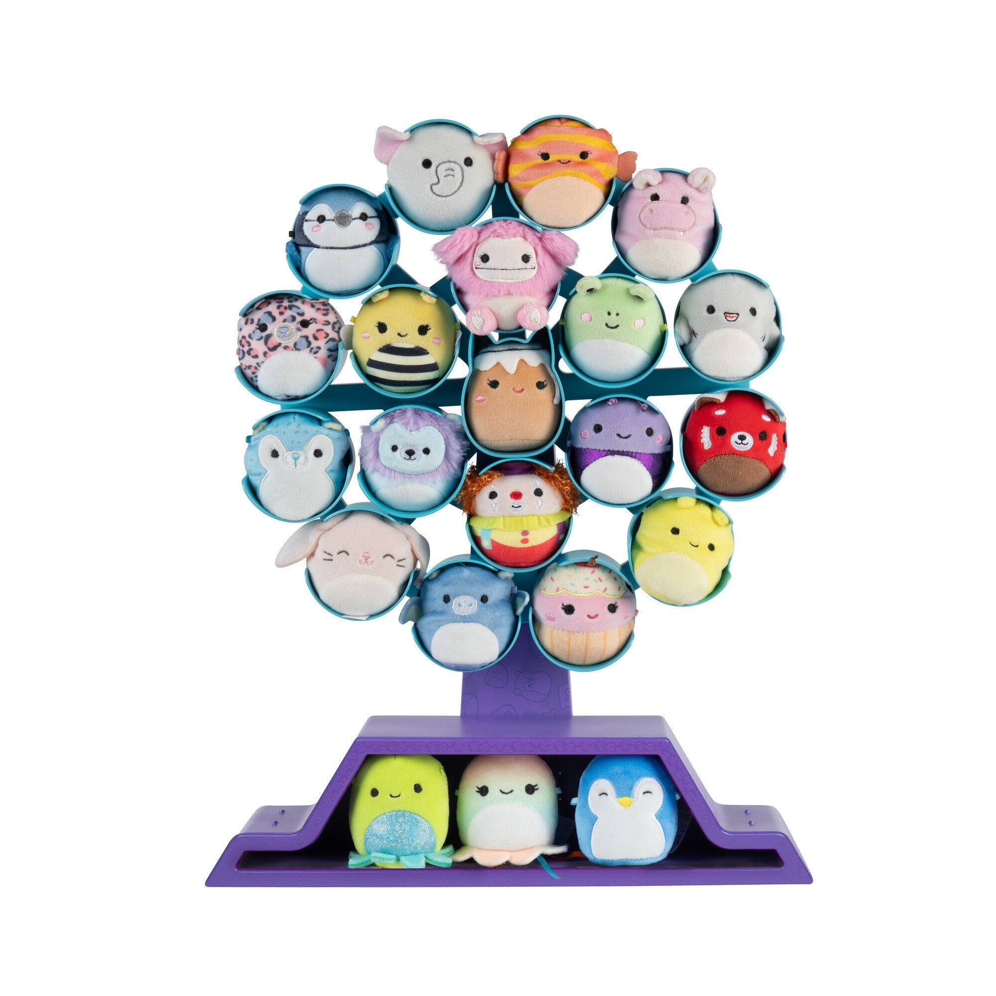 22piece Micromallows Play & Display Storage Ferris Wheel - Squishmallows