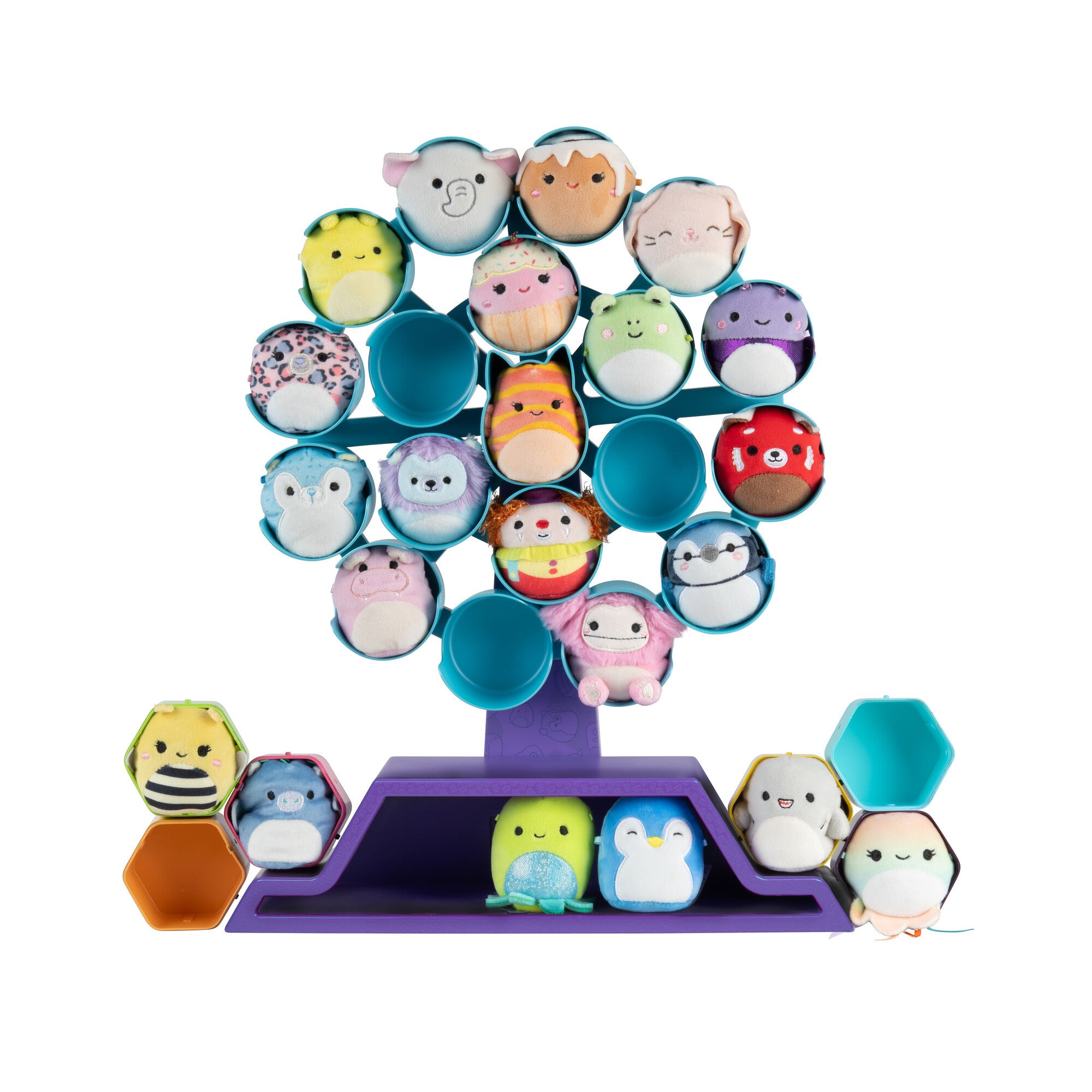 22piece Micromallows Play & Display Storage Ferris Wheel - Squishmallows