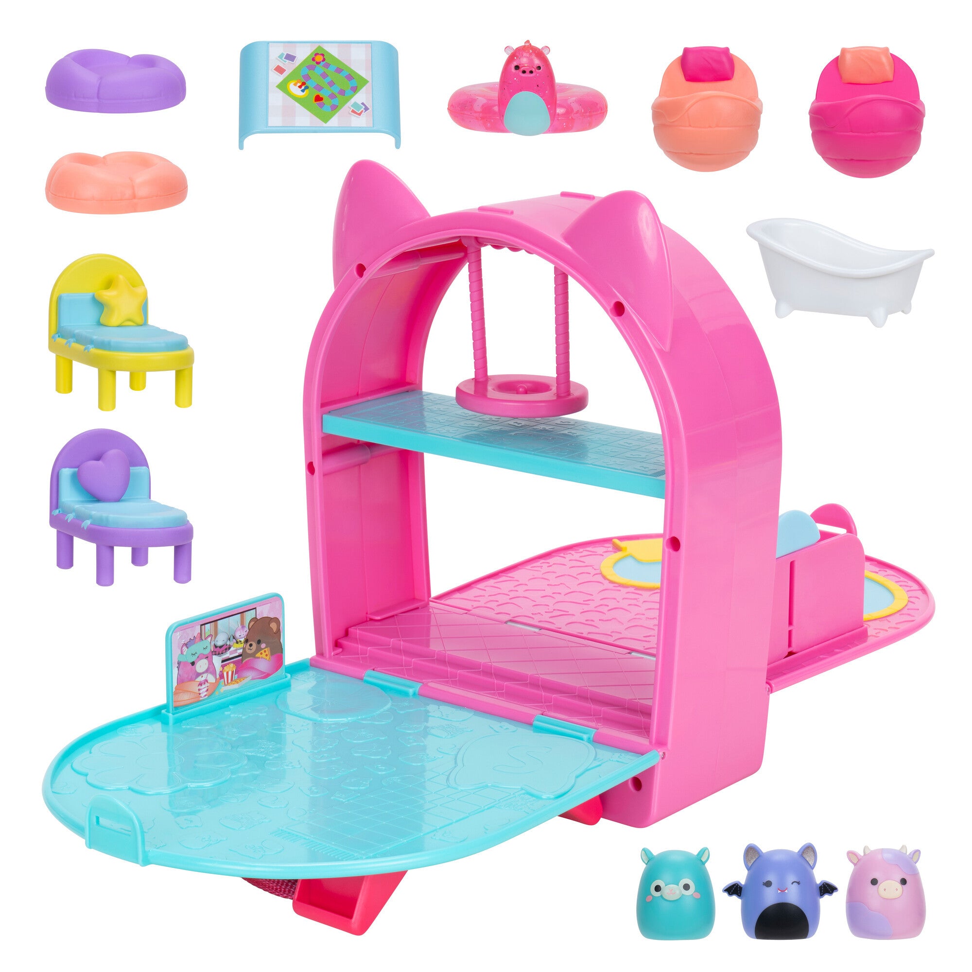 Squish-a-long On-The-Go Playset Party Pack - Squishmallows