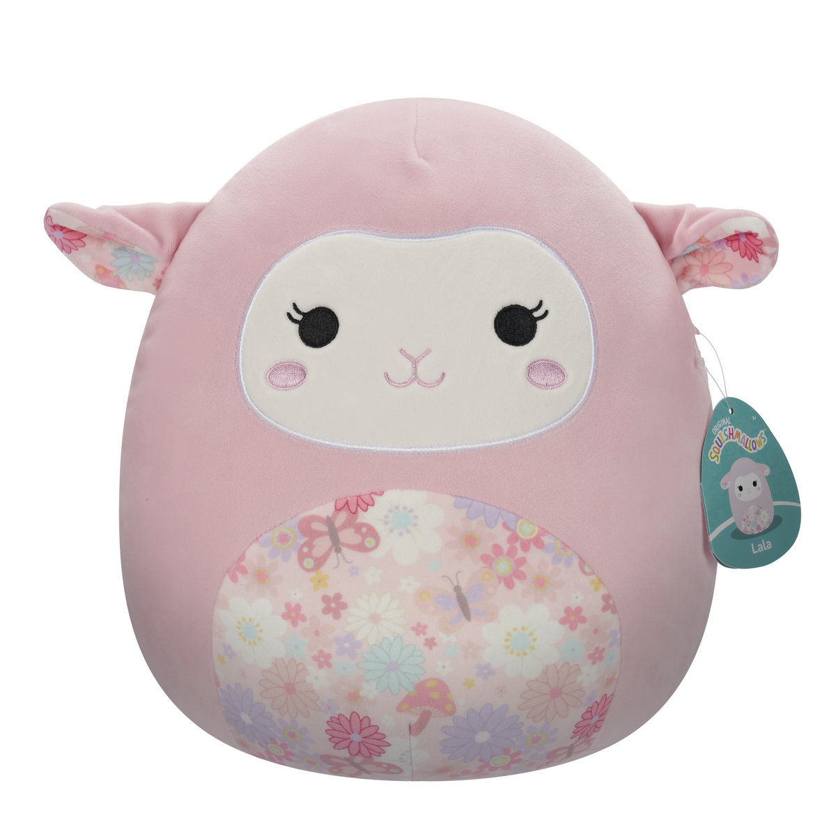 LALA Lamb Floral - 12" Squishmallow Plush