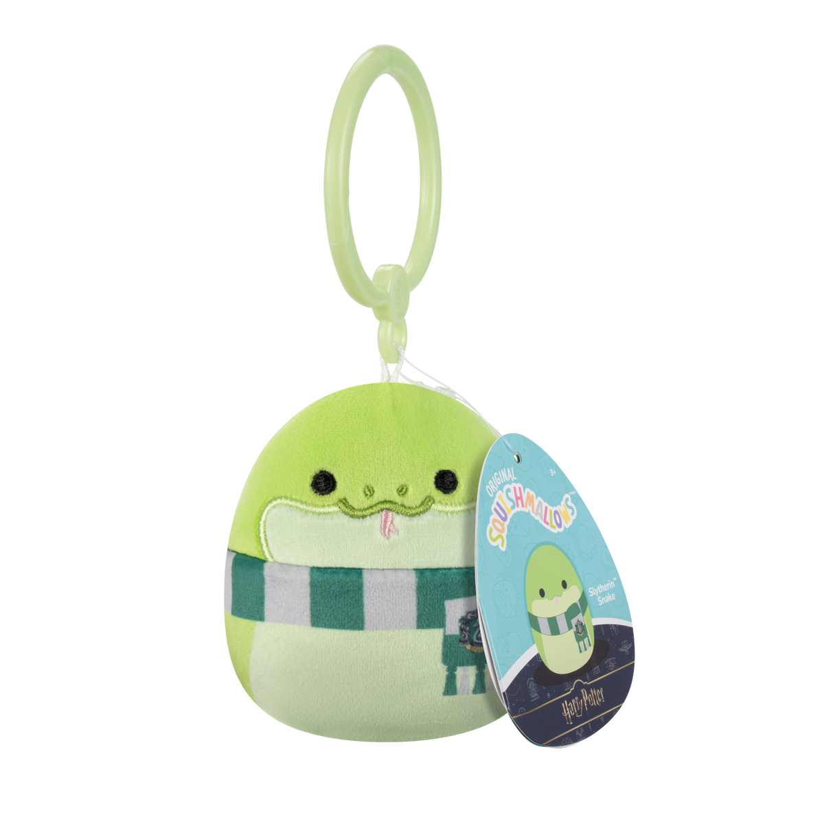SLYTHERIN  - 3.5" Harry Potter CLIP Squishmallow Plush