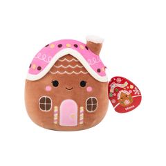 MINNA Gingerbread House  - 7.5" Holiday B Squishmallow Plush