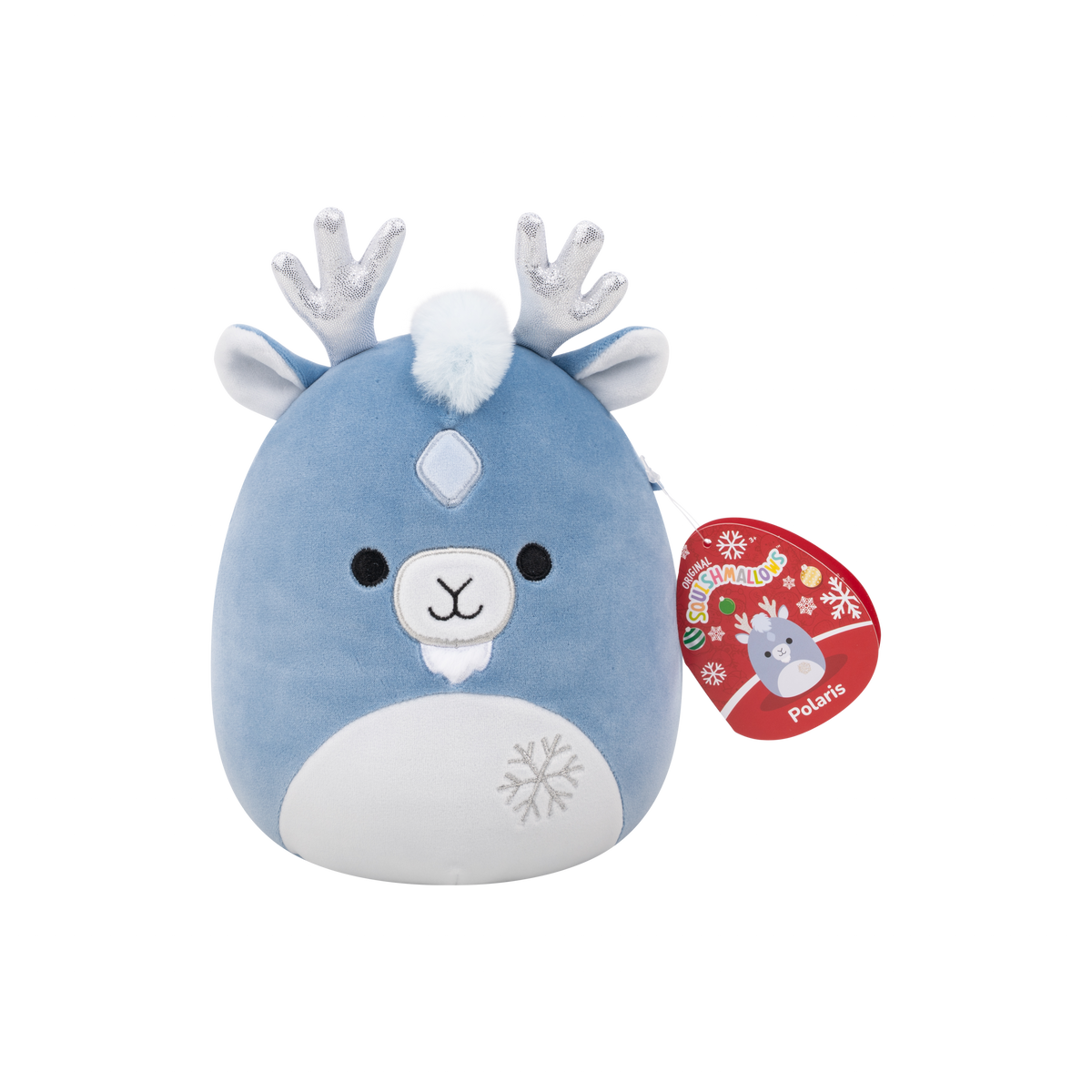 POLARIS Blue Kirin - 7.5" Holiday B Squishmallow Plush