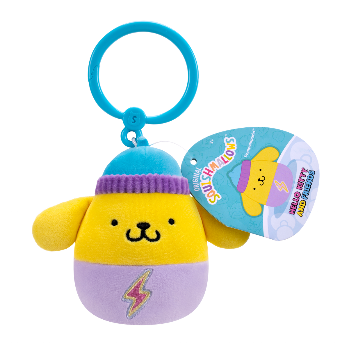 Pompompurin - 3.5" Clips Hello Kitty  SQUISHMALLOW