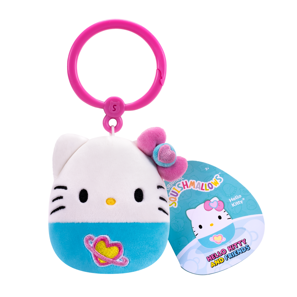 HELLO KITTY - 3.5" Clips Hello Kitty  SQUISHMALLOW