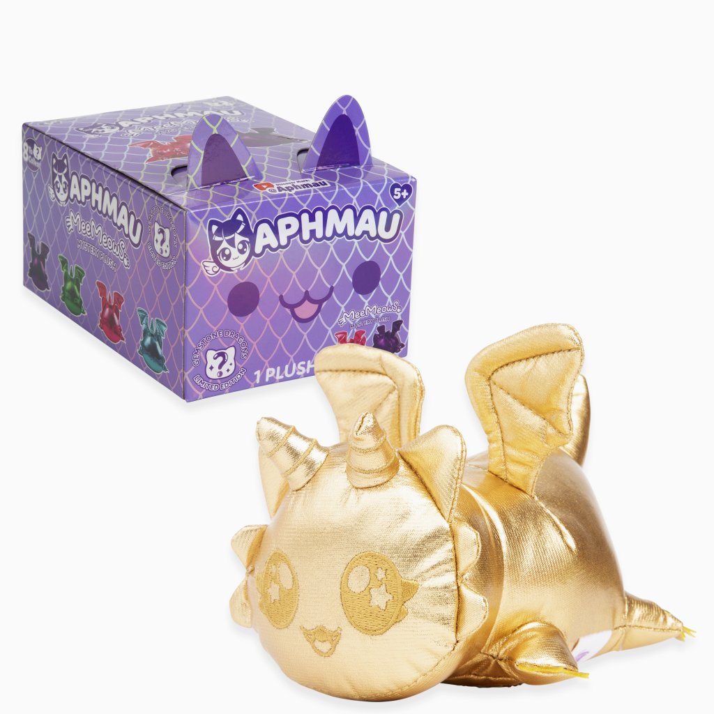 (SINGLE ) Aphmau 6" Mystery MeeMeows Plush - DRAGON